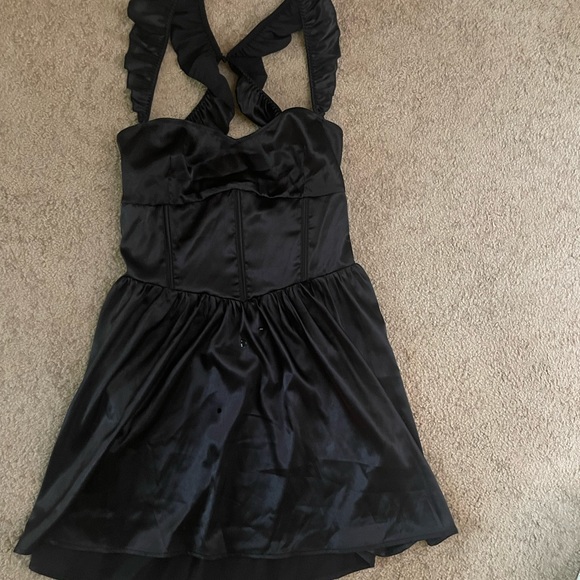 Beginning Boutique Black Corset Mini Dress - Picture 6 of 9